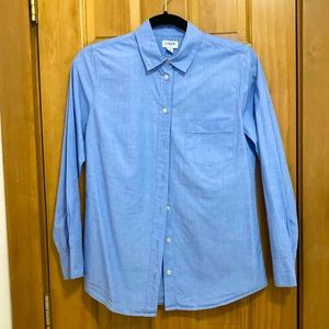 Blue buttondown shirt from J Crew